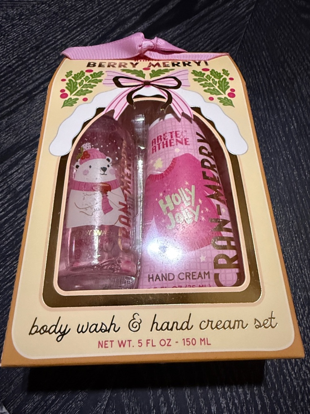 Berry Merry Pink Body Wash & Hand Cream Set